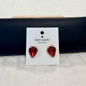 Kate Spade Red Strawberry Earrings